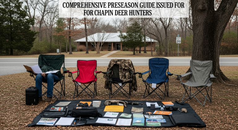 Comprehensive Preseason Guide Issued for Chapin Deer Hunters