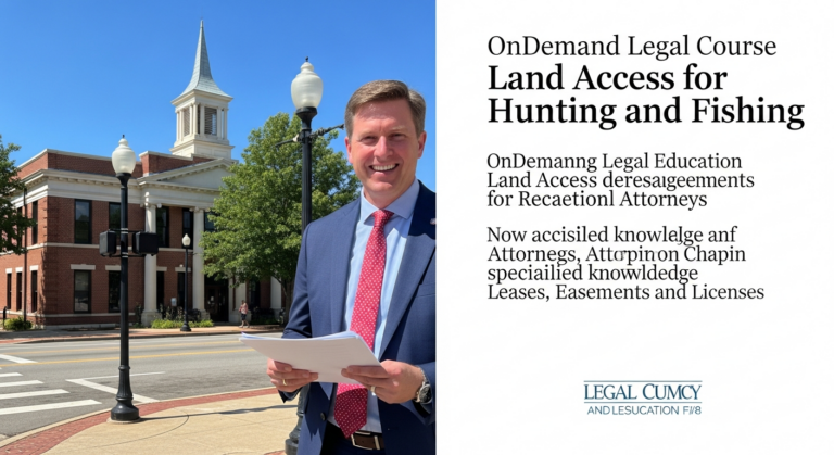 OnDemand Legal Course on Land Access for Hunting and Fishing Offers Insights for Chapin Attorneys