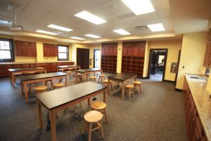High school science lab